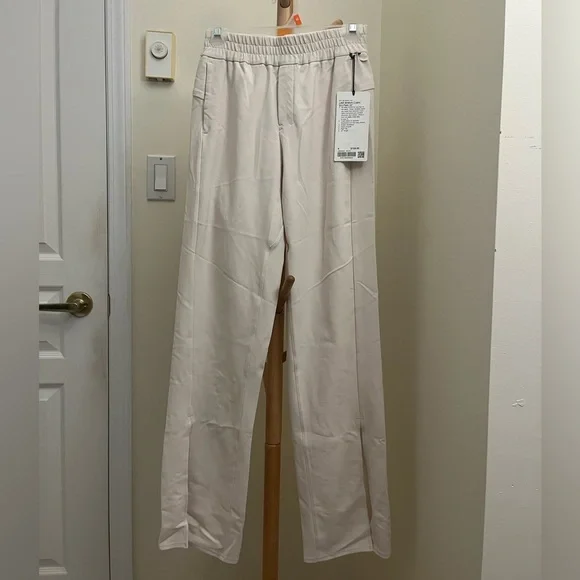 Lululemon Lab Women’s Stretch Cupro Pants 32” White Opal NWT - Picture 1 of 5